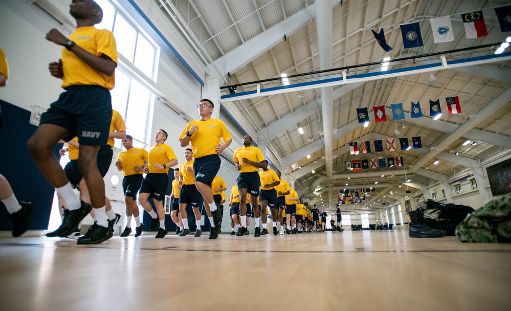 Recruits Participate in Pride Run