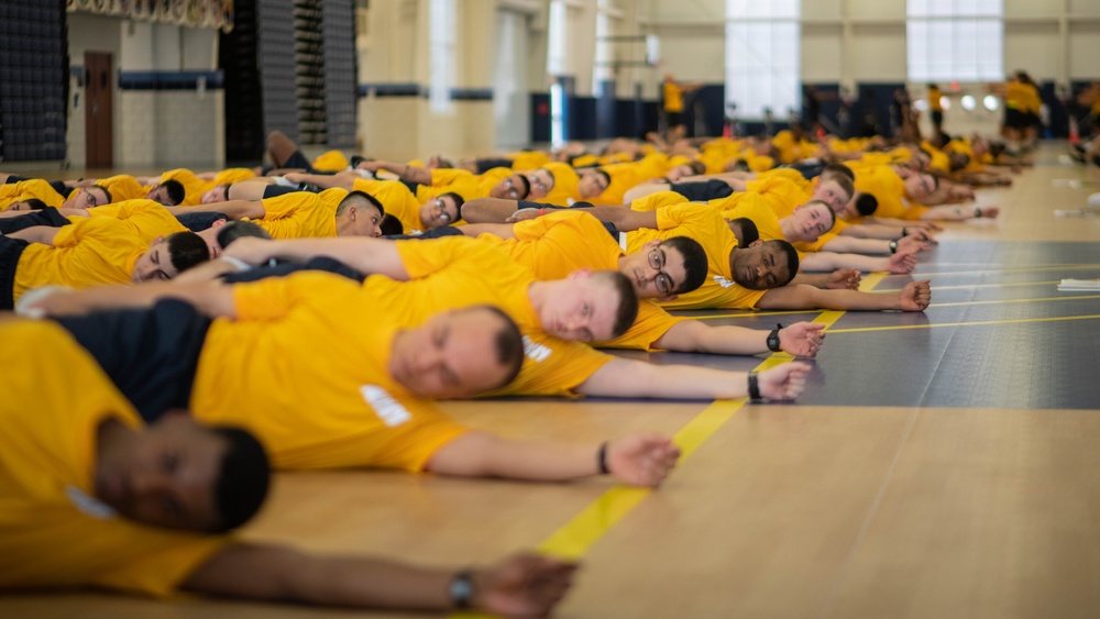 Recruits Participate in Pride Run