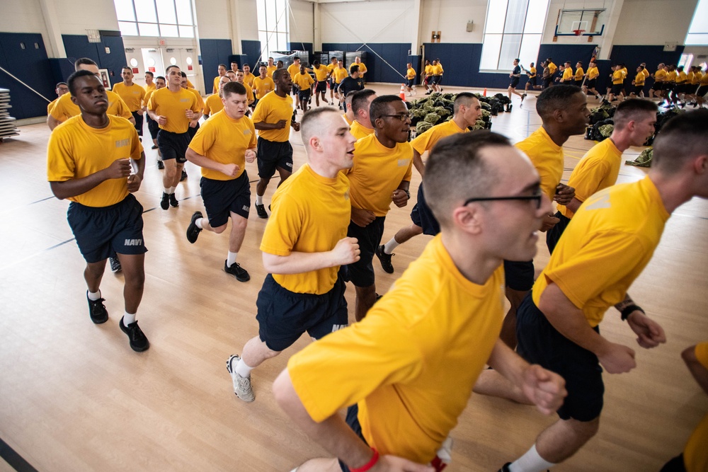 Recruits Participate in Pride Run