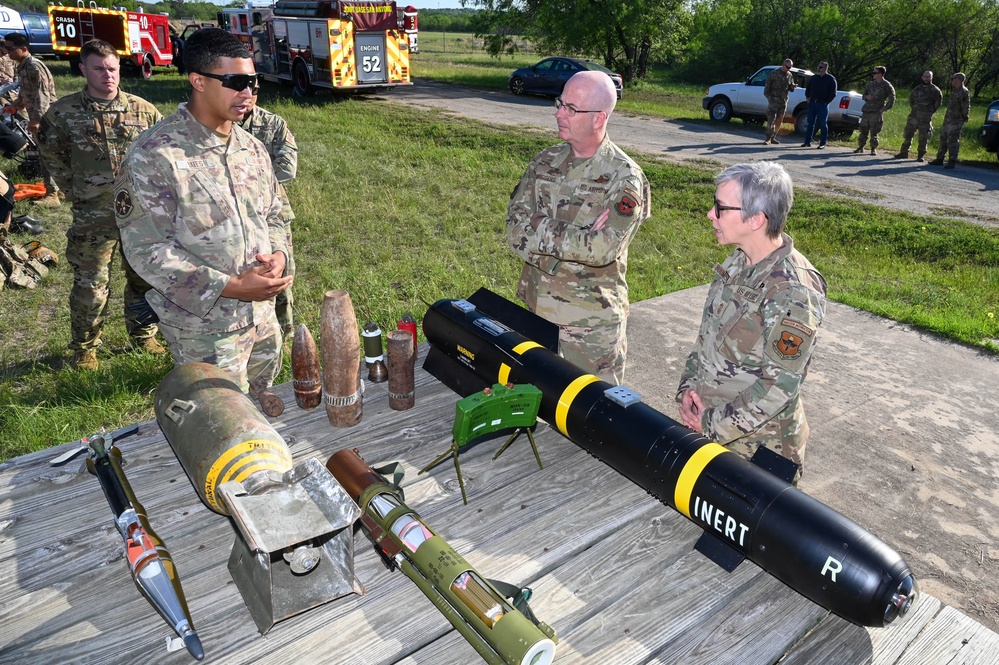 502nd JBSA-Lackland command team visits 902nd CES EOD 17 April 2023