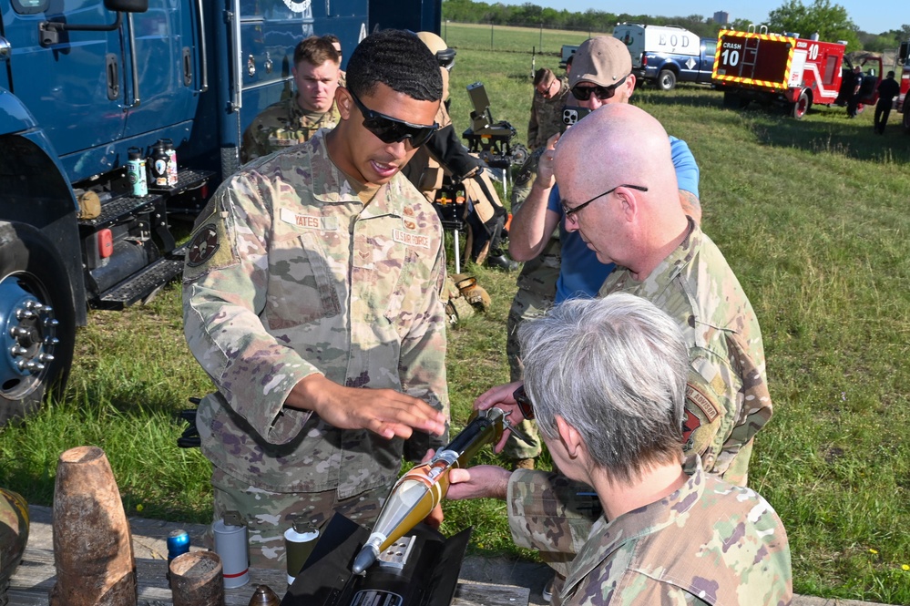 502nd JBSA-Lackland command team visits 902nd CES EOD 17 April 2023