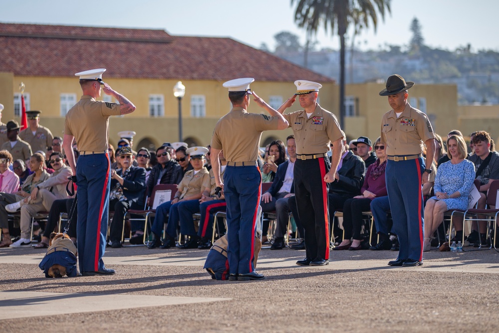 MCRD San Diego Mascot Relief and Appointment