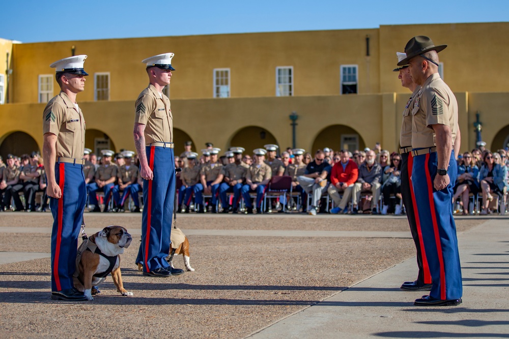 MCRD San Diego Mascot Relief and Appointment