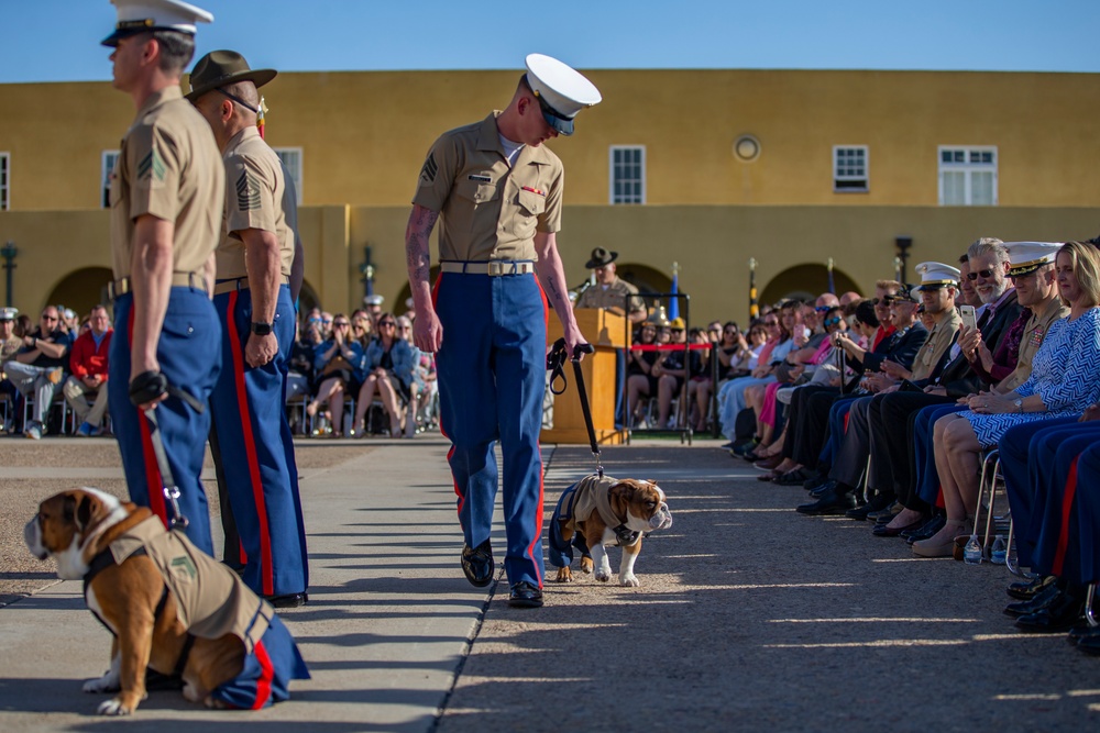 MCRD San Diego Mascot Relief and Appointment