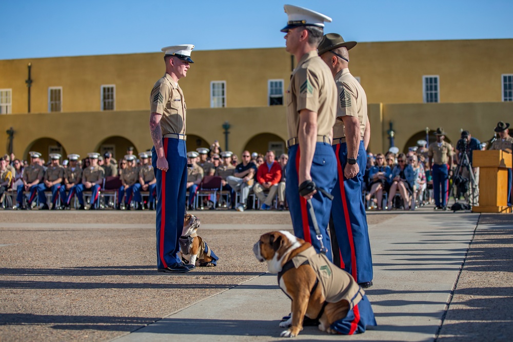 MCRD San Diego Mascot Relief and Appointment