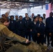 Spring Valley High School JROTC cadets tour Shaw Air Force Base