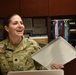 Lt. Col Jennifer Carlson Performs Adminstrative Duties