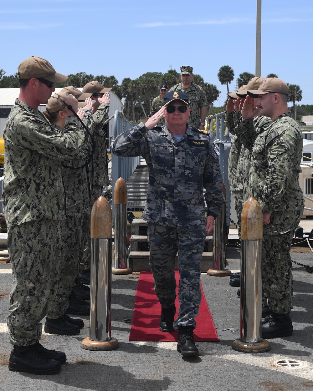 Naval Station Mayport Hosts Tour for DON Foreign Attaches