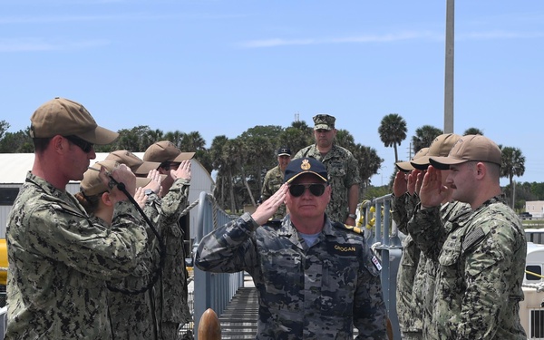 Naval Station Mayport Hosts Tour for DON Foreign Attaches