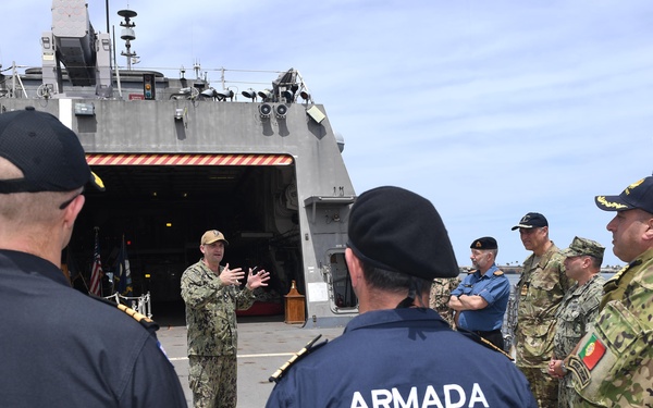 Naval Station Mayport Hosts Tour for DON Foreign Attaches
