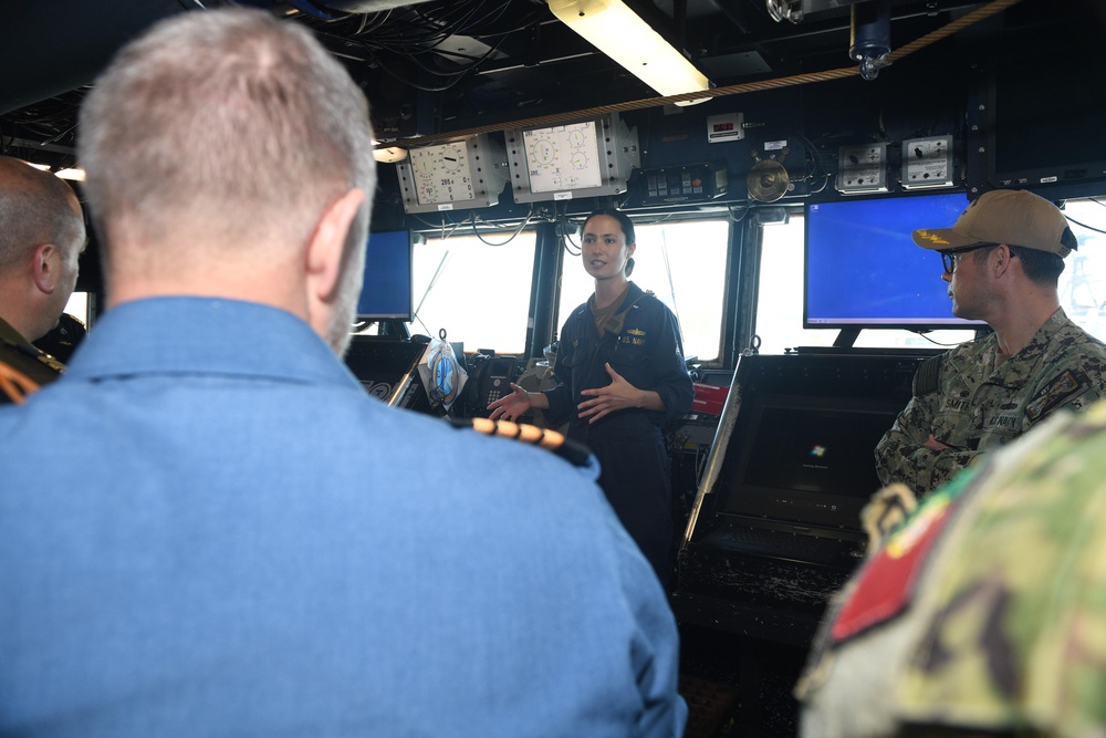 Naval Station Mayport Hosts Tour for DON Foreign Attaches