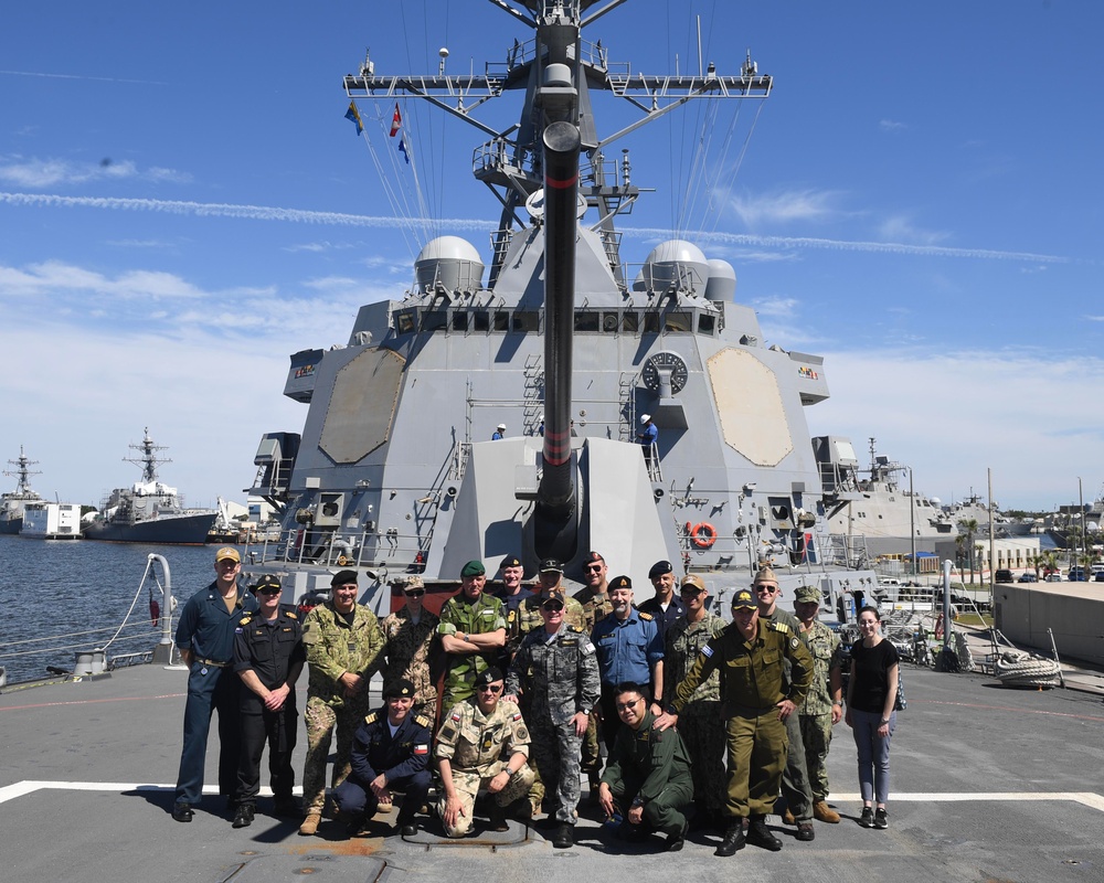 Naval Station Mayport Hosts Tour for DON Foreign Attaches