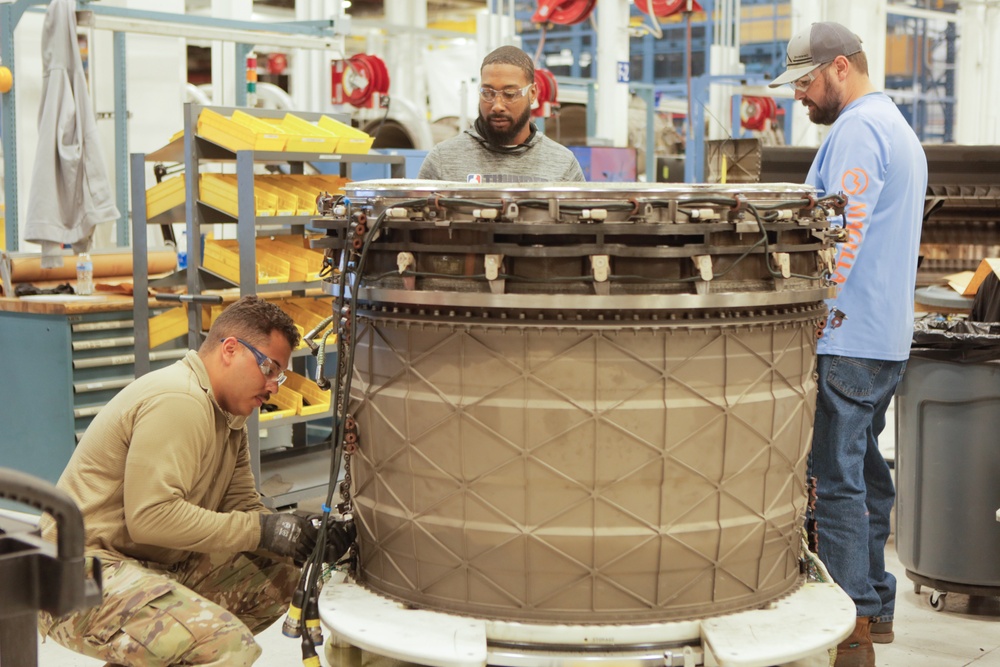 F135 Heavy Maintenance shop at Oklahoma City Air Logistics Complex