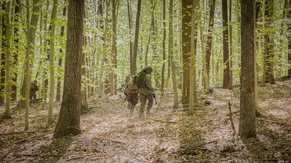 Officer Candidate School Warrior Week: Practice Casualty Evacuation