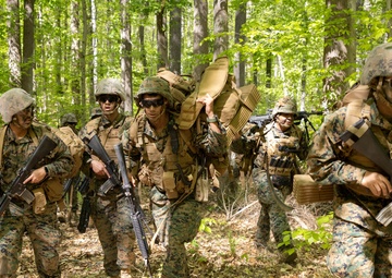 Officer Candidate School Warrior Week: Practice Casualty Evacuation