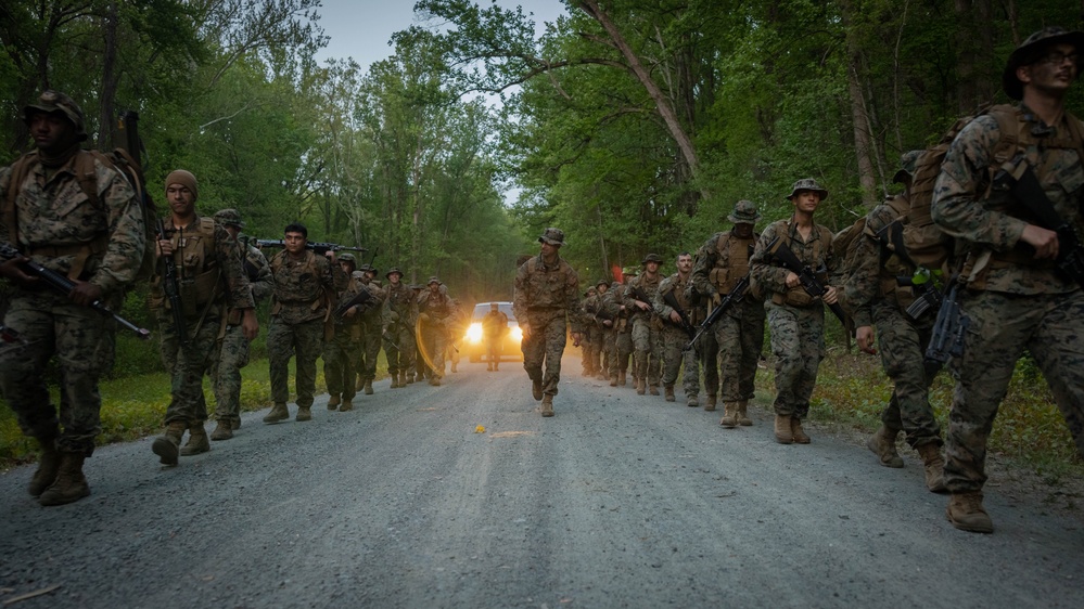Officer Candidate Course Warrior Week Hike