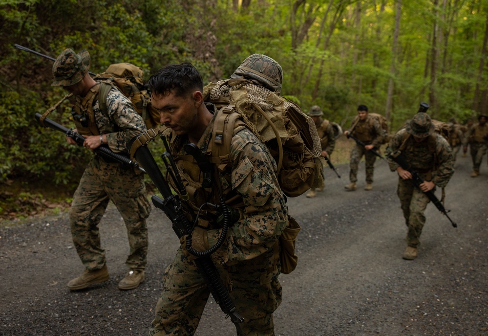 Officer Candidate Course Warrior Week Hike