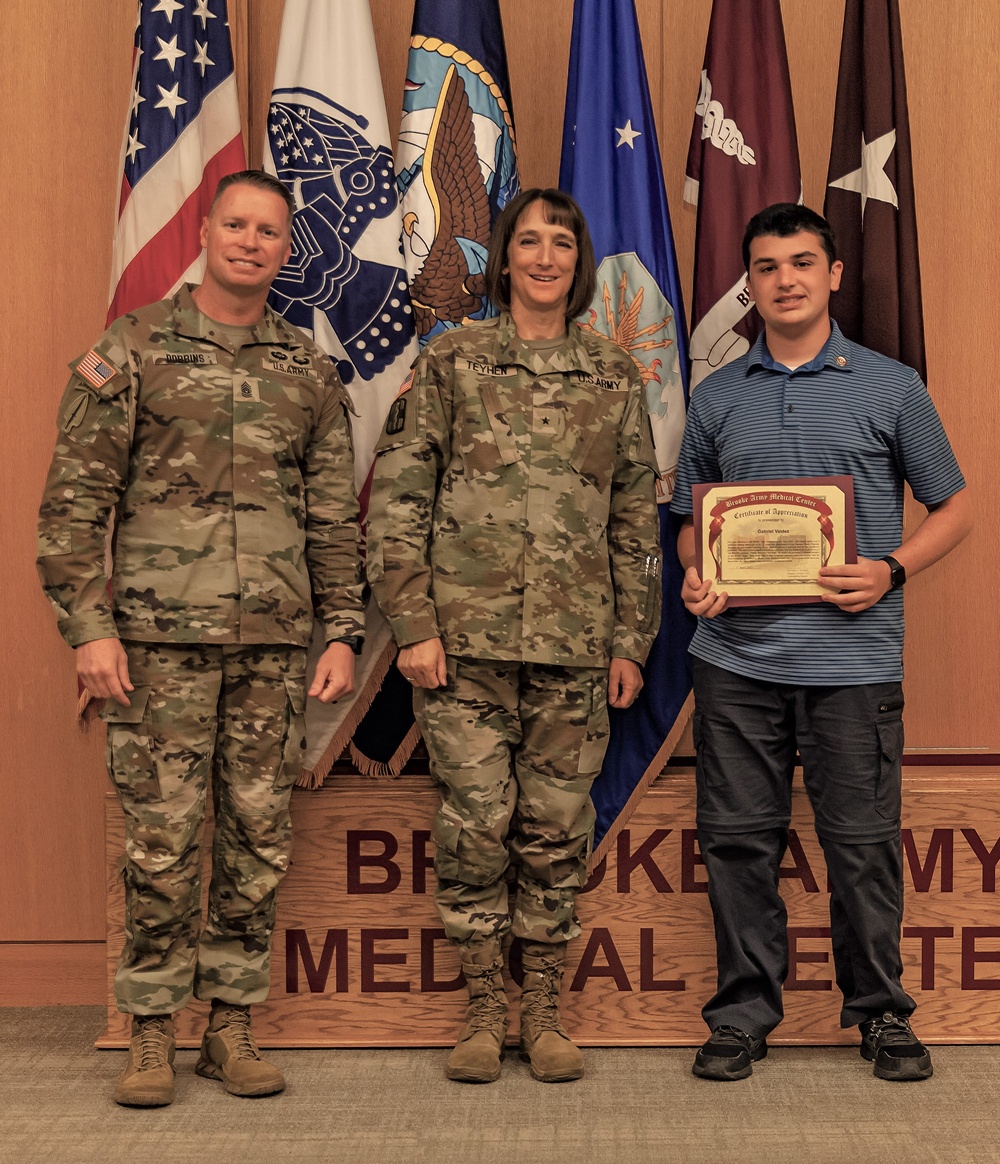 2022 JBSA Teen Volunteer of the Year