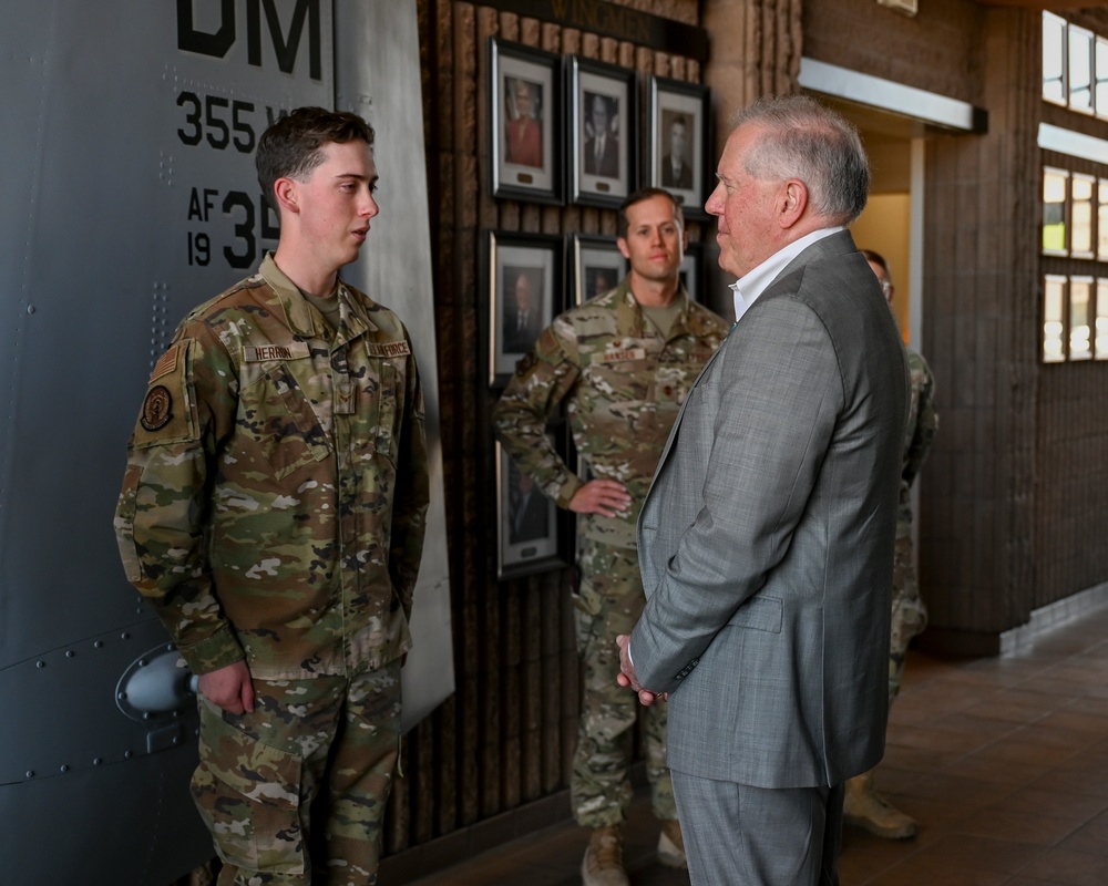 Secretary of the Air Force visits Davis-Monthan Air Force Base