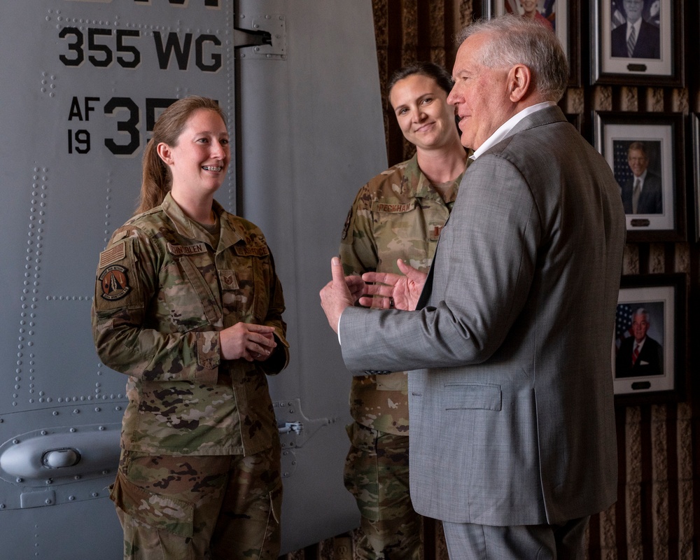 Secretary of the Air Force visits Davis-Monthan Air Force Base