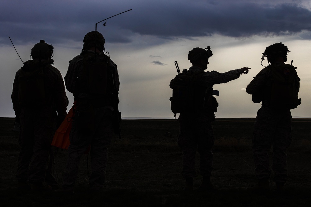 Exercise Garnet Rattler: Marines coordinate close air support