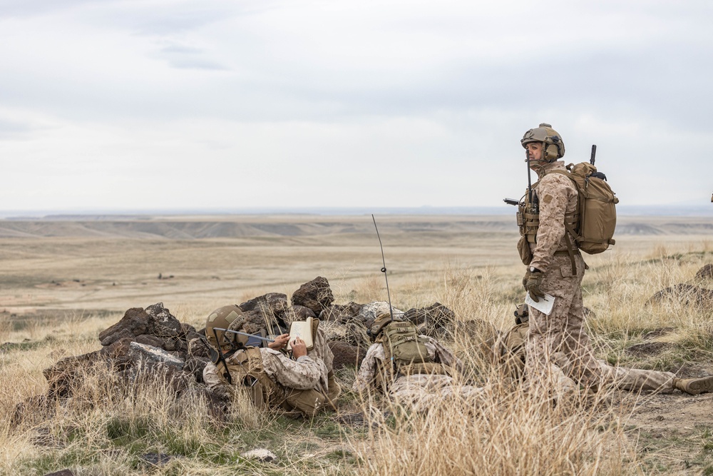 Exercise Garnet Rattler: Marines coordinate close air support