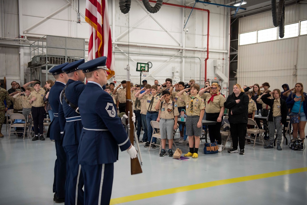 128th Air Refueling Wing Impacts Youth with Boy and Girl Scouts of America