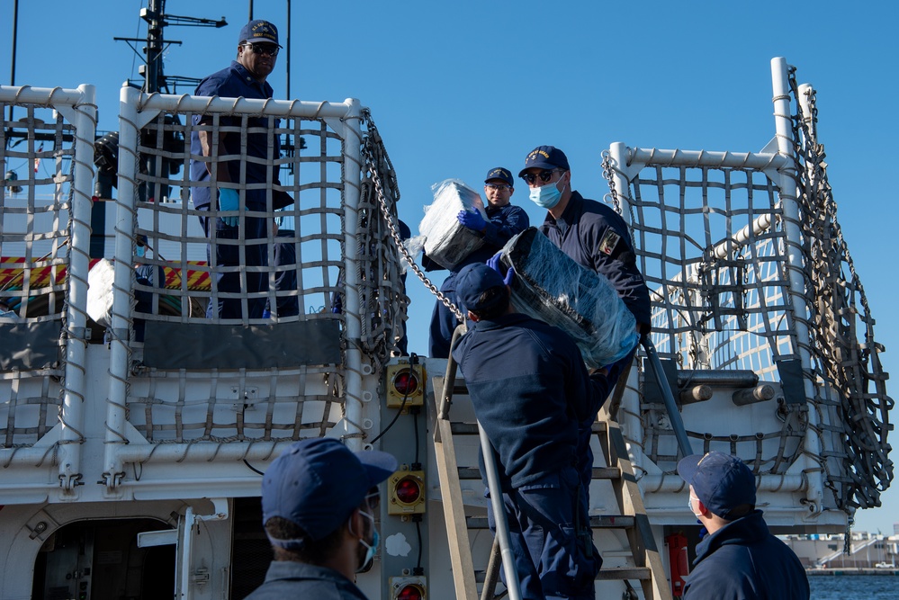 Coast Guard offloads more than $61 million in illegal narcotics at Port Everglades