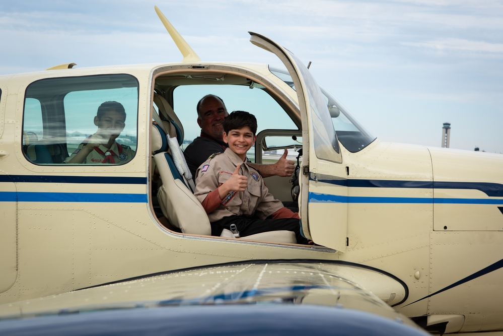 128th Air Refueling Wing Impacts Youth with Boy and Girl Scouts of America