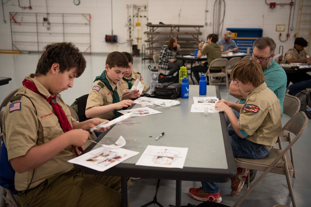 128th Air Refueling Wing Impacts Youth with Boy and Girl Scouts of America