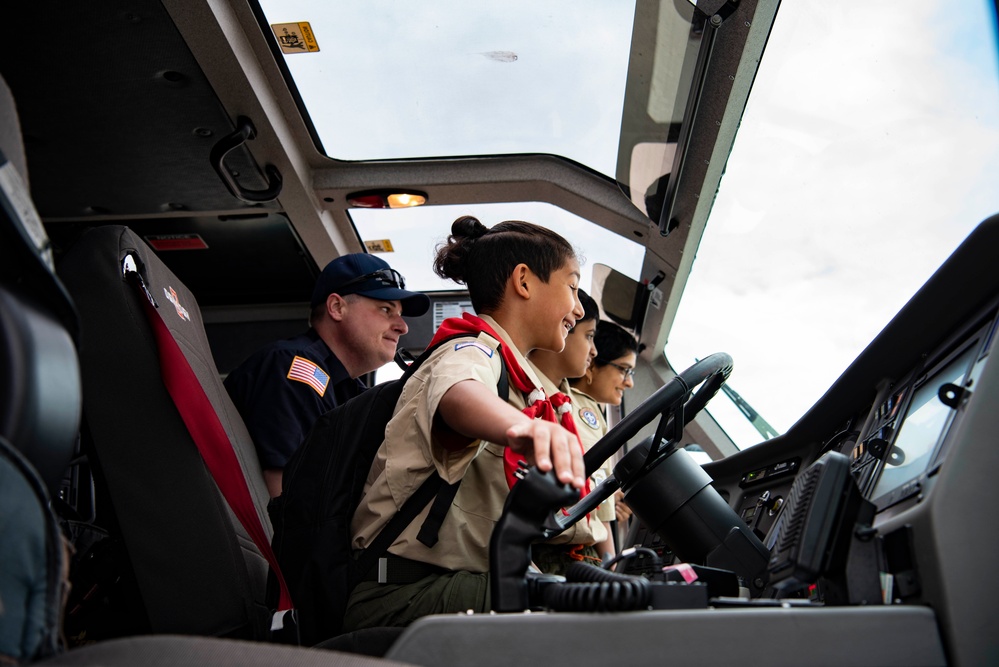 128th Air Refueling Wing Impacts Youth with Boy and Girl Scouts of America