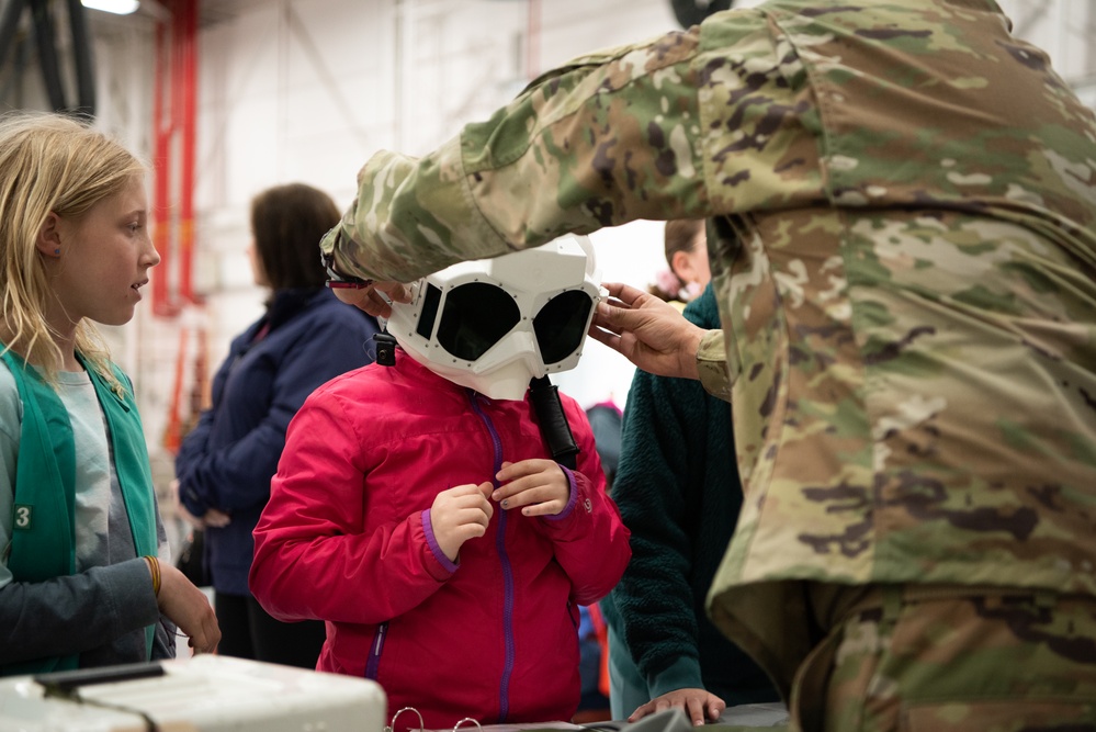 128th Air Refueling Wing Impacts Youth with Boy and Girl Scouts of America