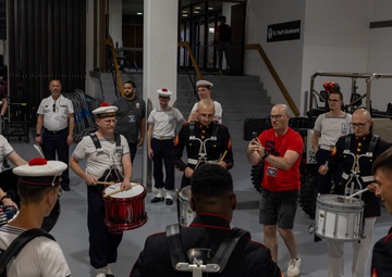 Quantico drumline performs at Virginia International Tattoo
