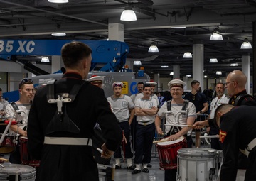 Quantico drumline performs at Virginia International Tattoo