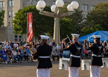 Quantico drumline performs at Virginia International Tattoo