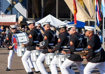 Quantico drumline performs at Virginia International Tattoo