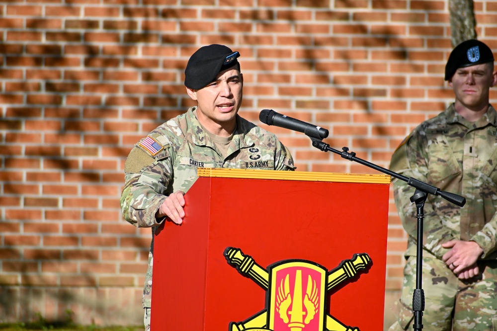 Headquarters and Headquarters Battery, 18th Field Artillery Brigade holds change of command ceremony