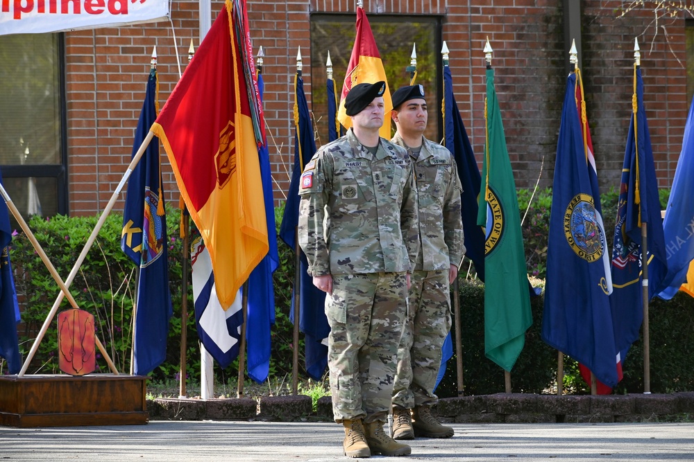 Headquarters and Headquarters Battery, 18th Field Artillery Brigade holds change of responsibility ceremony