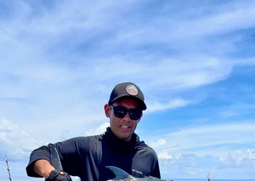 Fish on! Ben Laguana