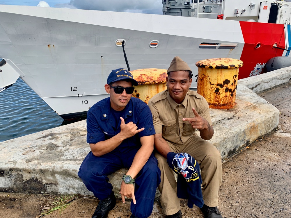 U.S. Coast Guard invests time with partners in Yap during Operation Rematau