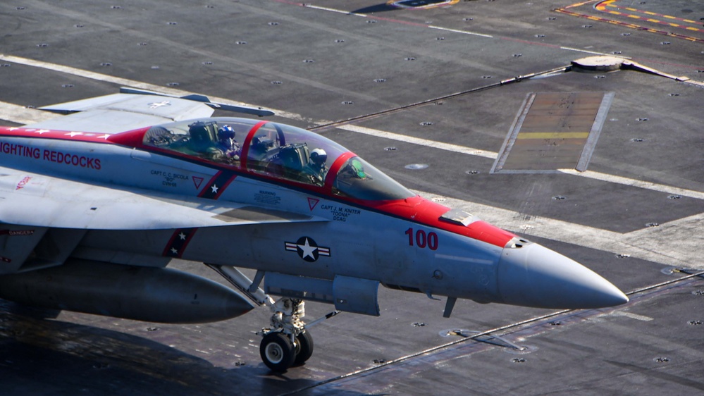 Nimitz 350,000th Arrested Landing