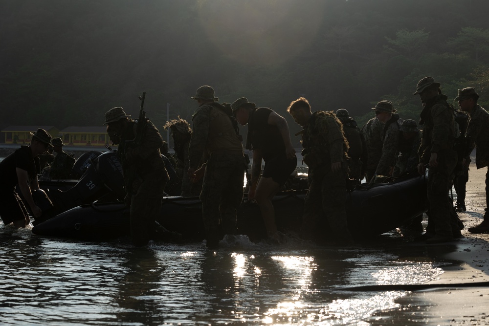 Balikatan 23 | 3d Reconnaissance Battalion, PMC Force Reconnaissance Group, conduct amphibious operations 