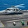Helicopter Lifts Off From Flight Deck