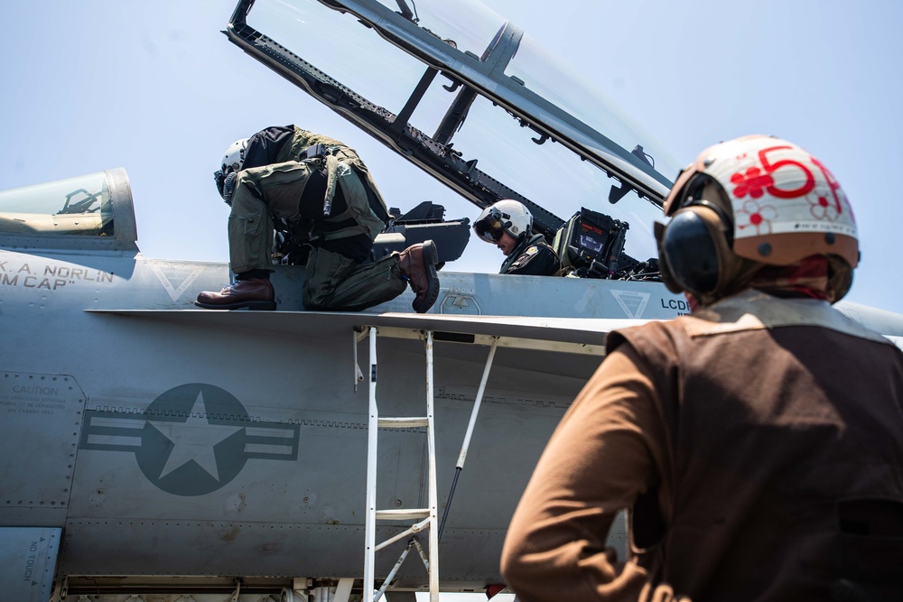 Sailors Perform Preflight Check