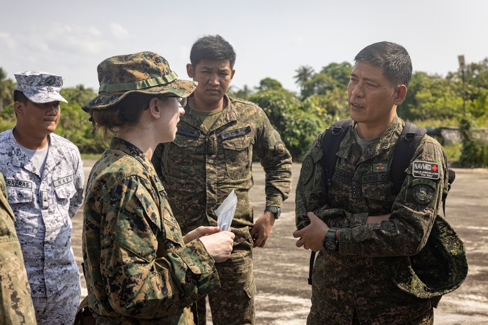 CJLOTS execute a MEDEVAC Drill, prepare for a convoy, and land a causeway ferry on the beach in preparation for Balikatan 23