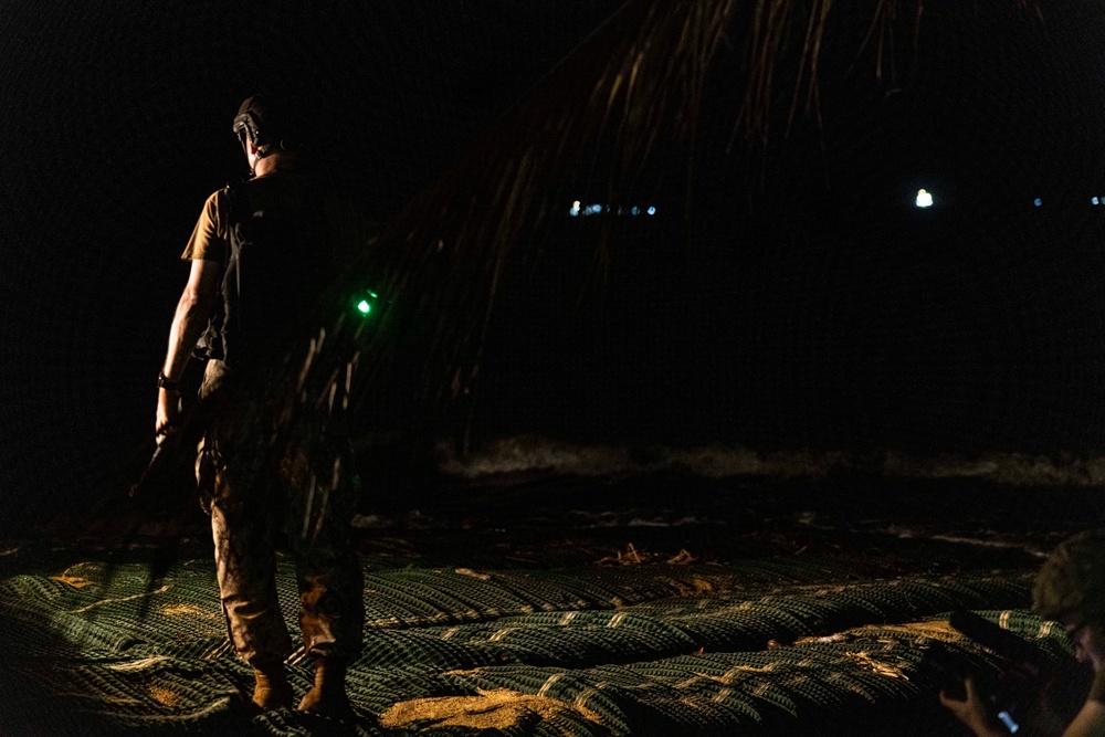 CJLOTS execute a MEDEVAC Drill, prepare for a convoy, and land a causeway ferry on the beach in preparation for Balikatan 23