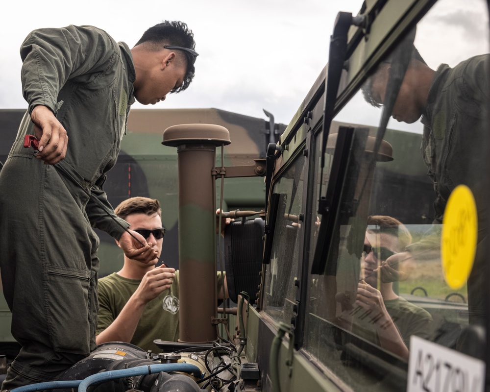 CJLOTS execute a MEDEVAC Drill, prepare for a convoy, and land a causeway ferry on the beach in preparation for Balikatan 23