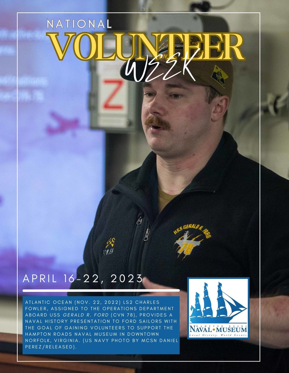 Naval Museum National Volunteer Week Poster Series