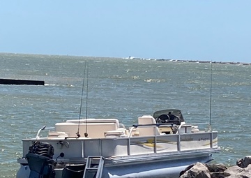 Coast Guard assists 2 aboard grounded vessel near Freeport, Texas