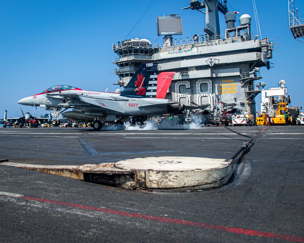 Nimitz Makes An Arrested Landing For The 350,000th Time